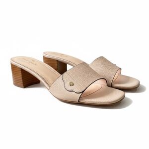 Kate Spade Groove Slide Sandals Soft Pink EUC